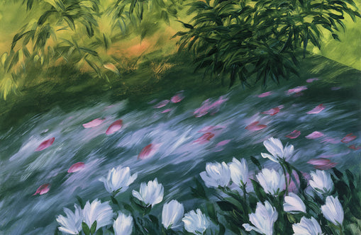 Petals on the streambank