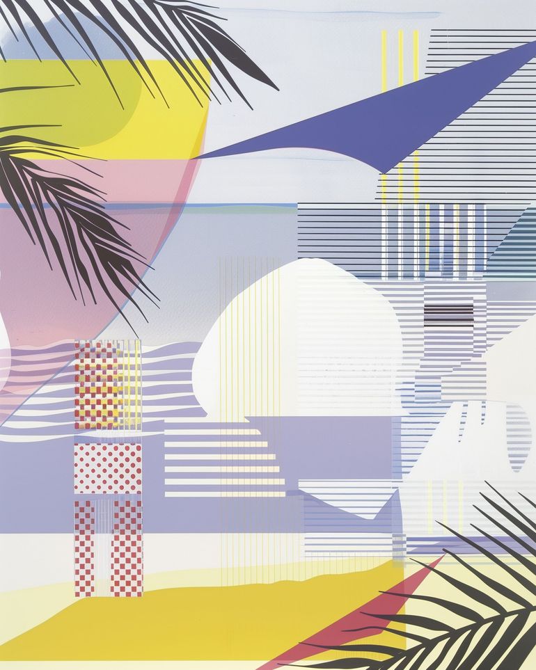 Layered stripes and color fields