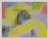 Yellow bends through violet