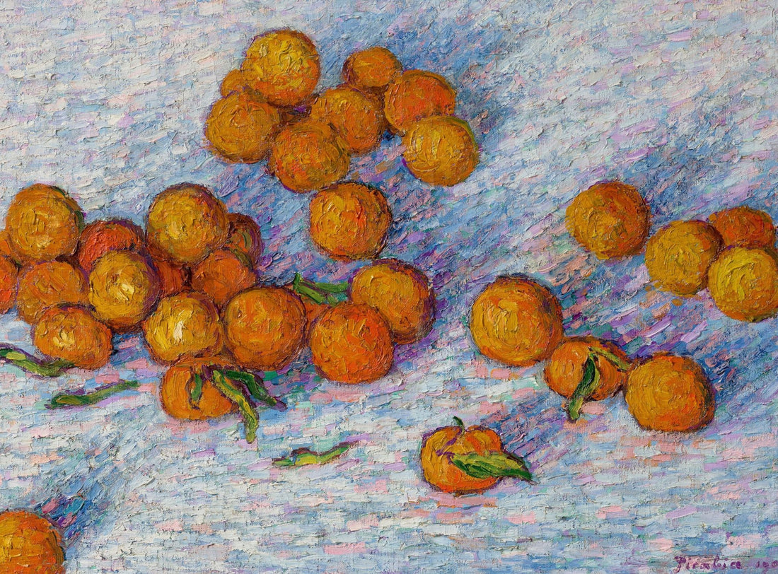 Oranges across the table