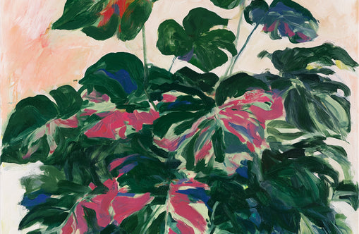 Leaves leaning into light