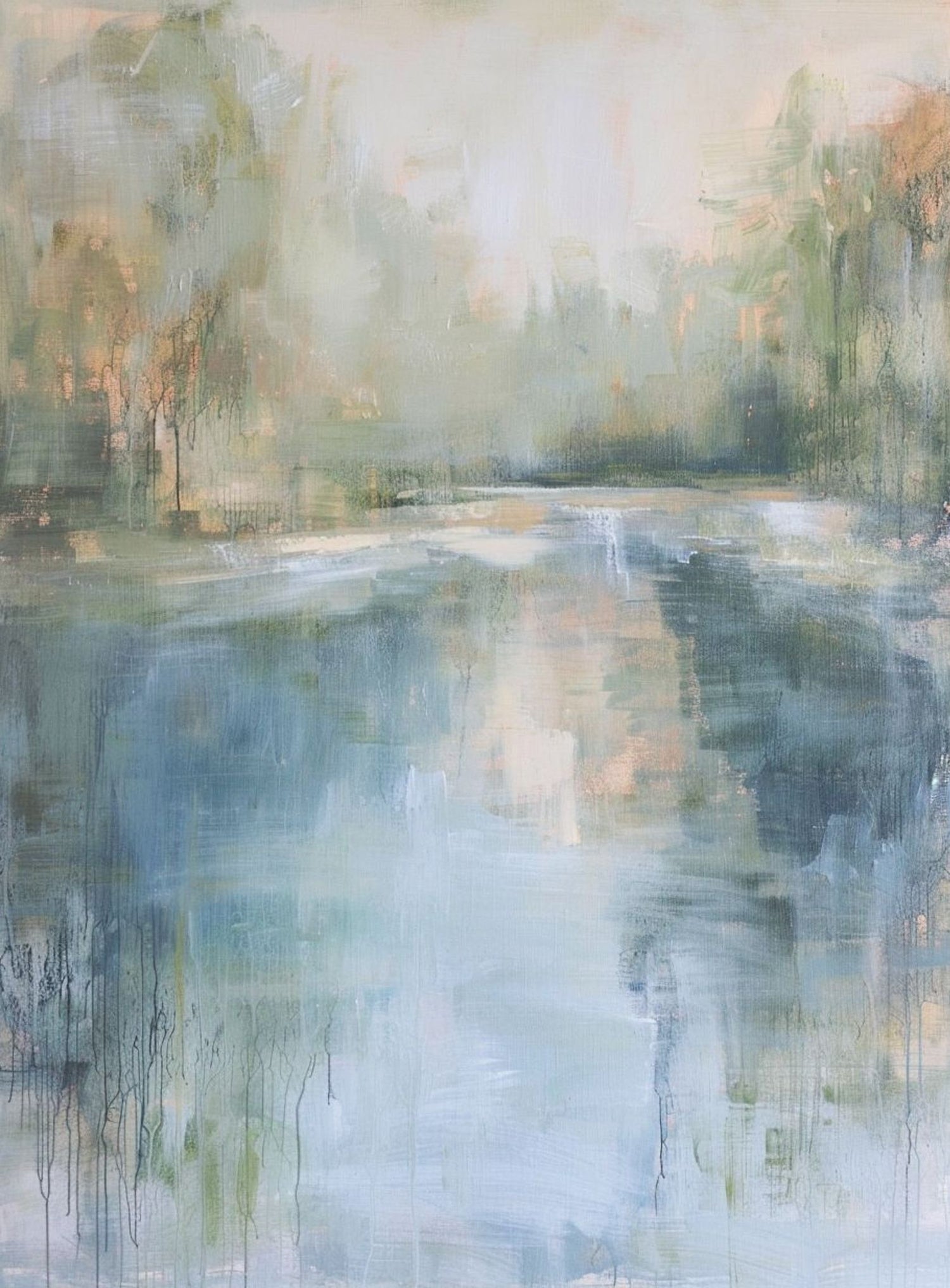 Mist over the river bend