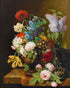 Fallen roses by the nest