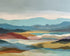 Layered Hills in Cool Bands