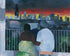 Two on the balcony at dusk