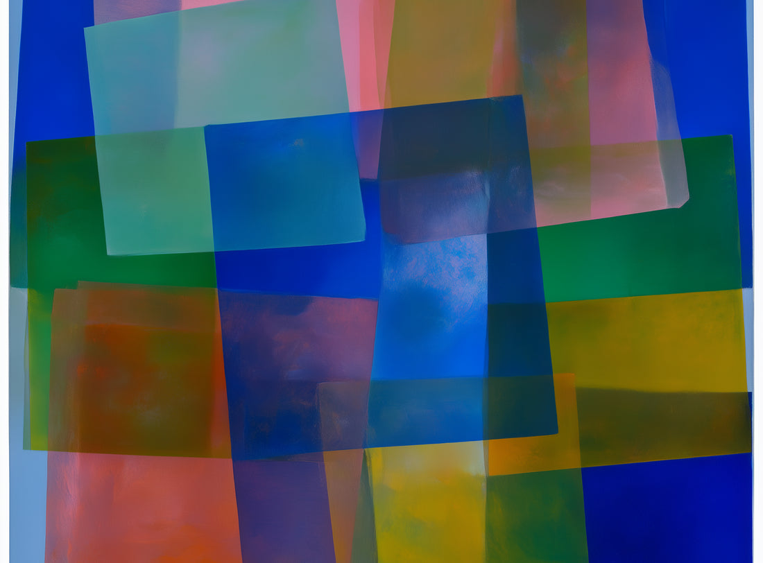 Blue pooling through pink veils