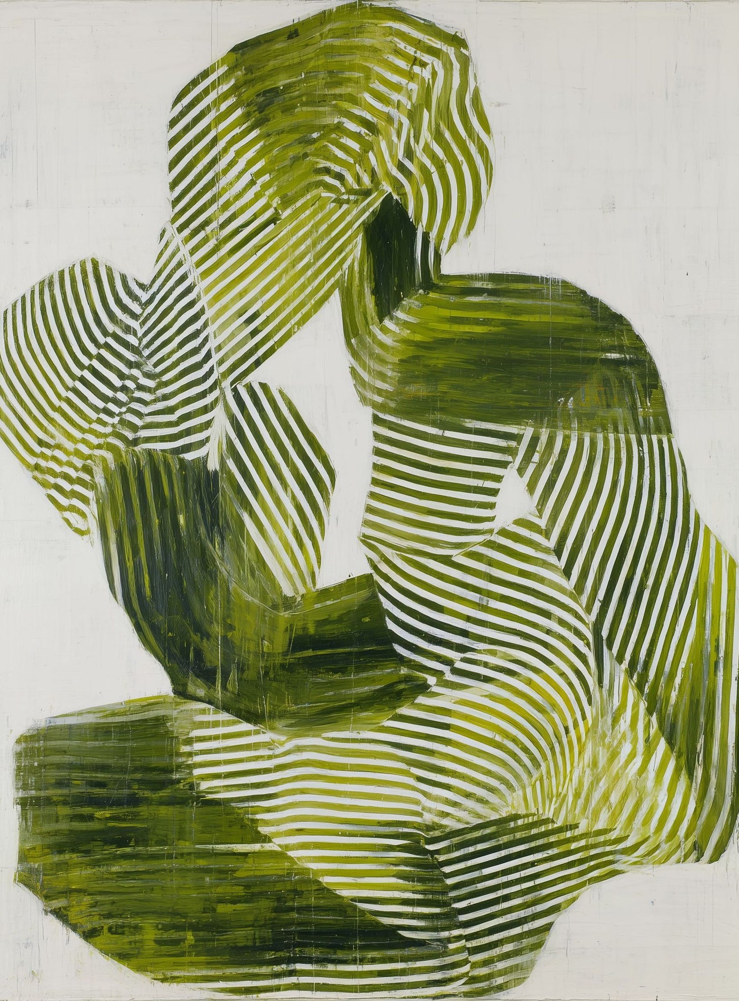 Olive stripes in repose