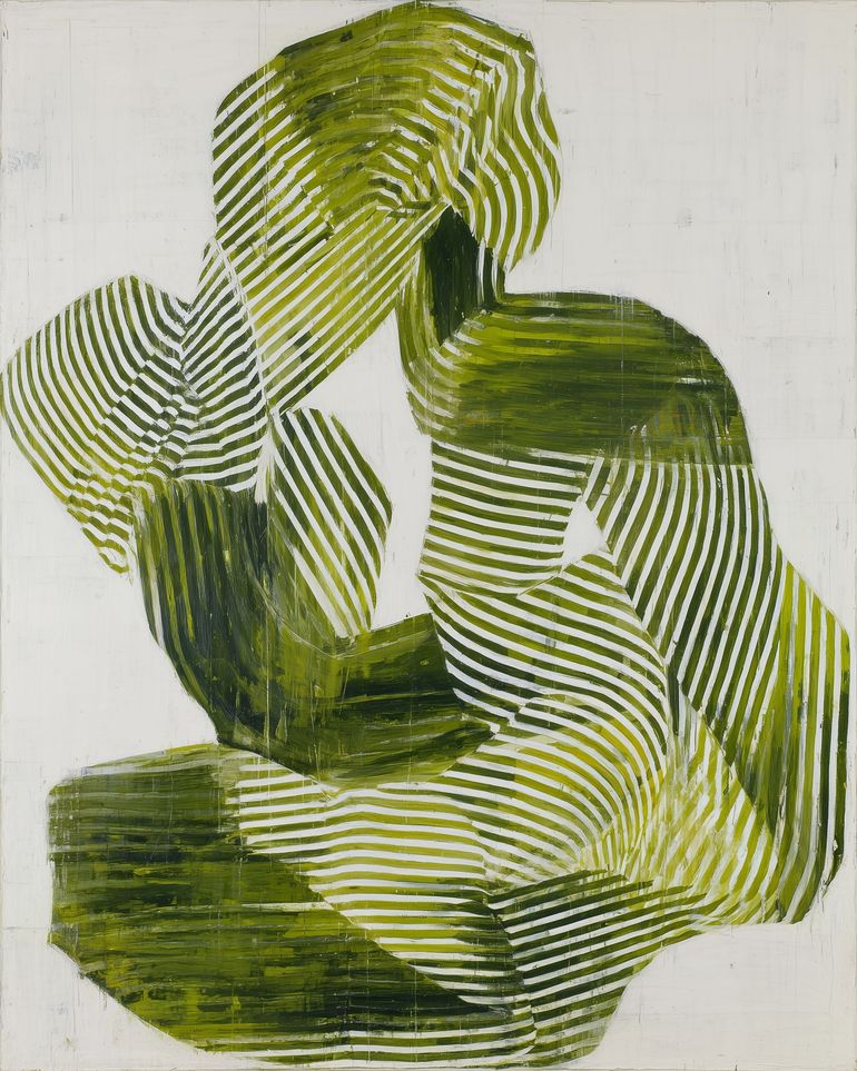 Olive stripes in repose