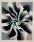 Spiral fold within pale blocks