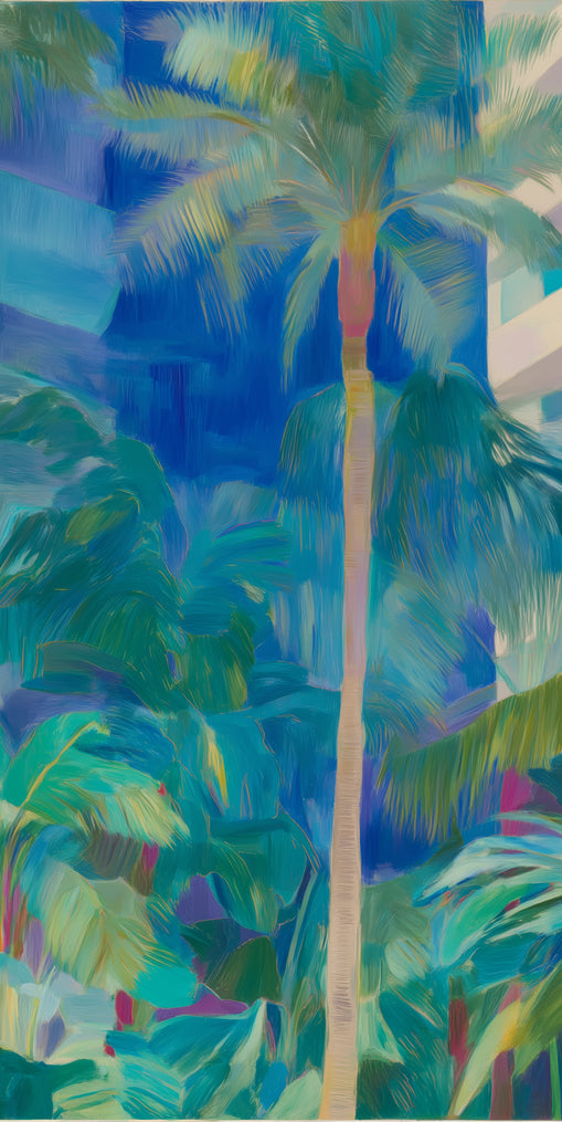 Palm shade between towers