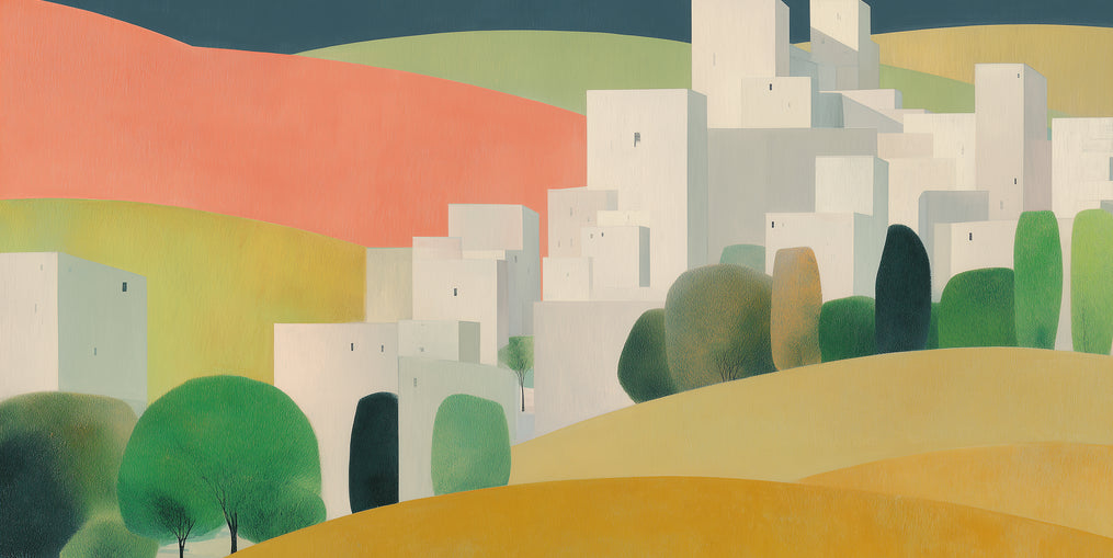 White towers in coral hills