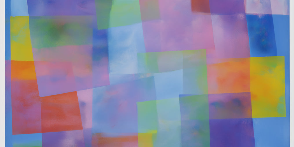 Blue field under shifting pastels