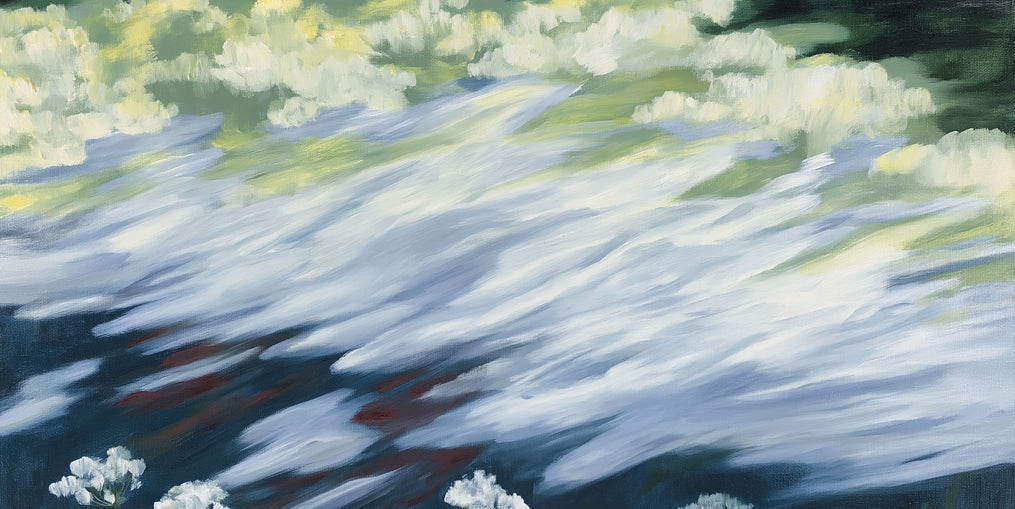 Wind skimming the wildflowers