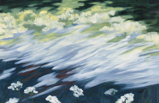 Wind skimming the wildflowers