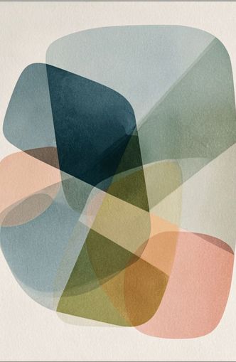 Layered translucent blocks