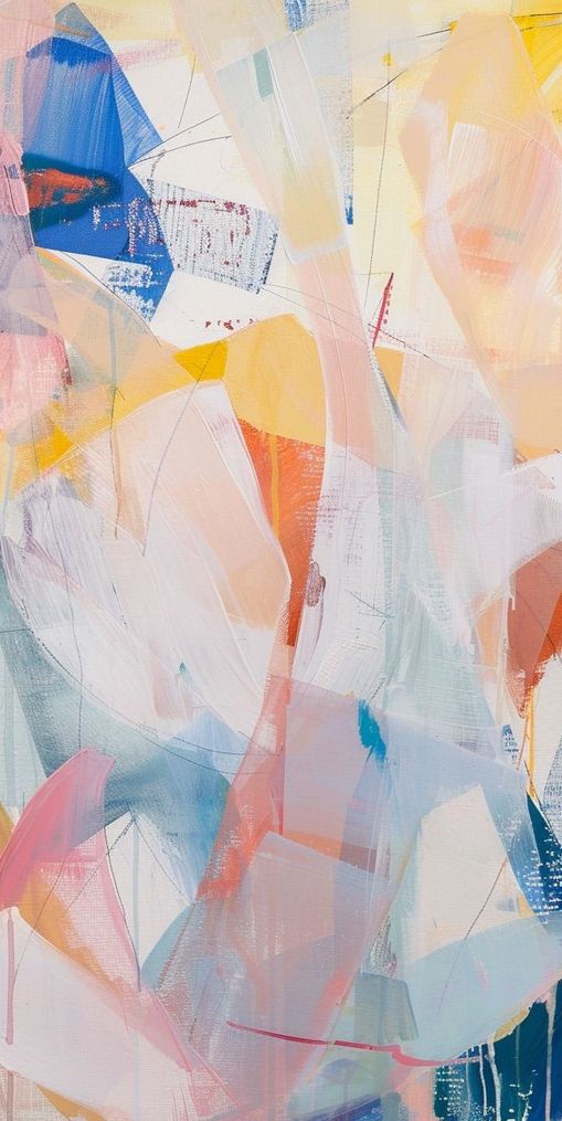 Translucent layers on canvas