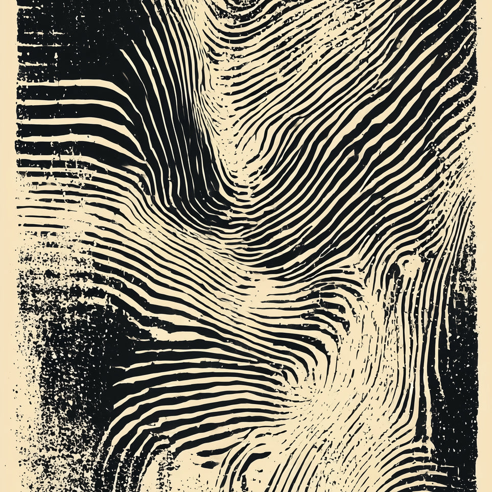 Black bands on cream drift