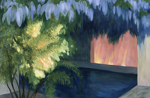 Warm door in the water