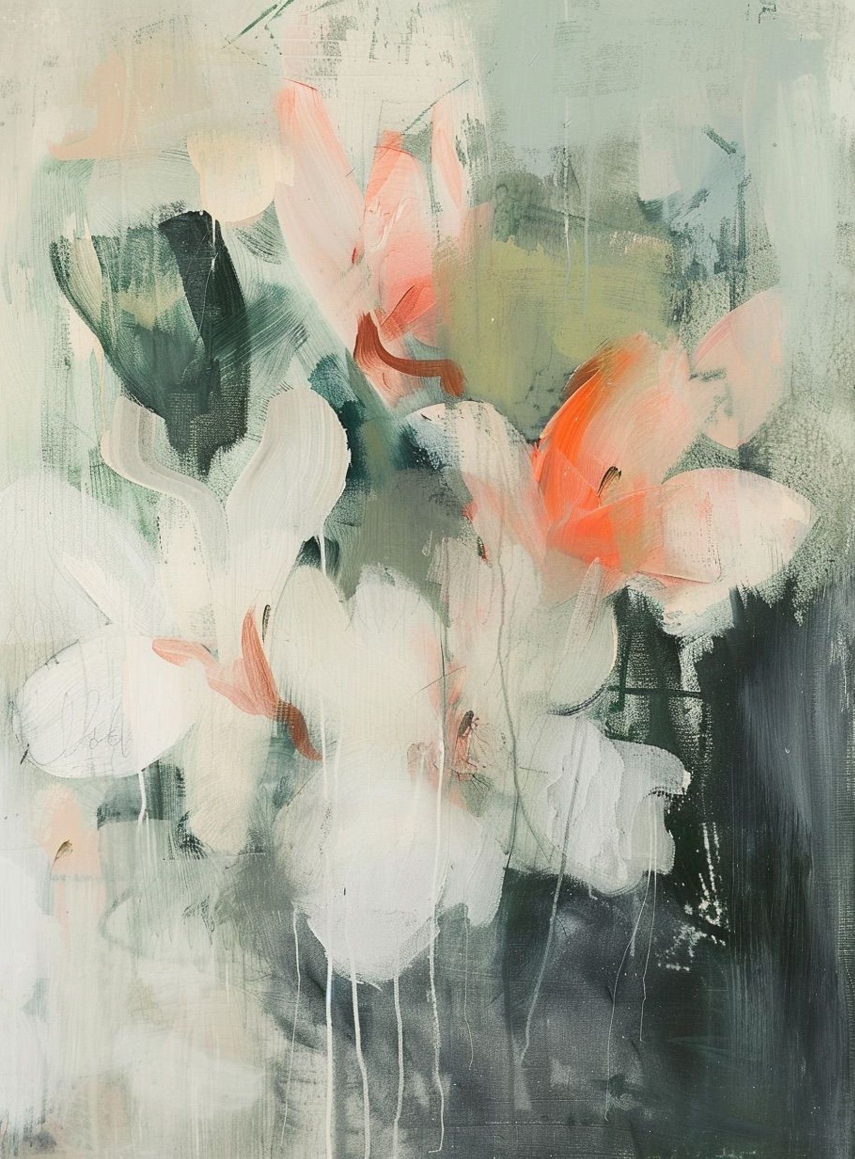 Coral flare in the bouquet