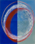 Red rim on divided blue