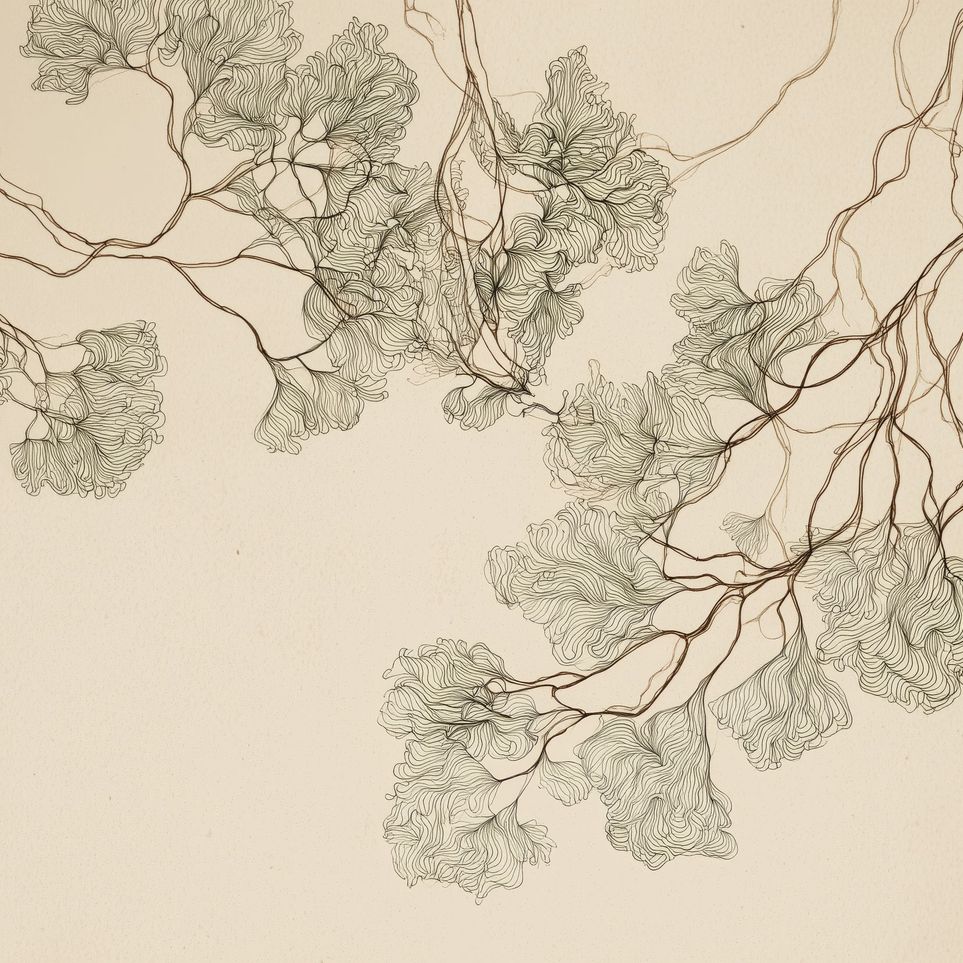 A Field of Drawn Canopies