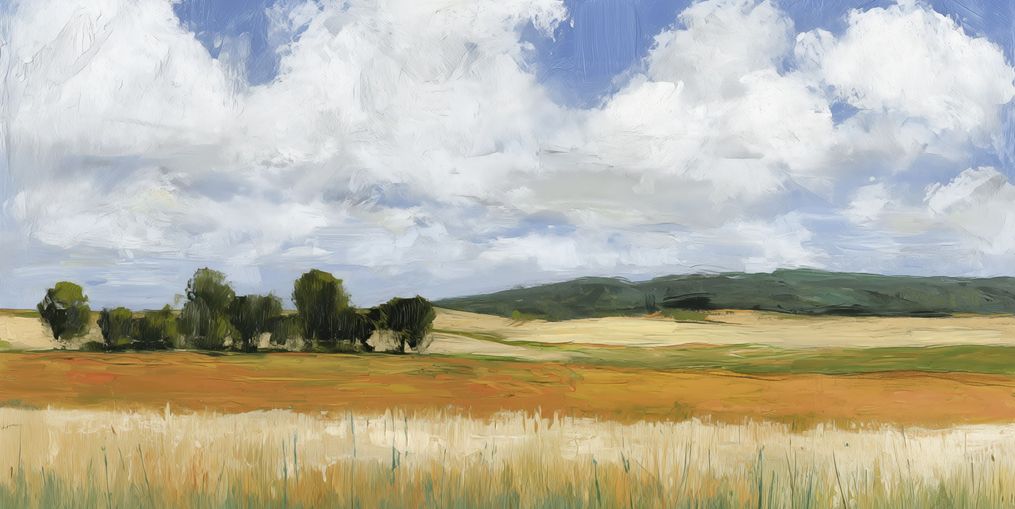 Meadow Under Clouds