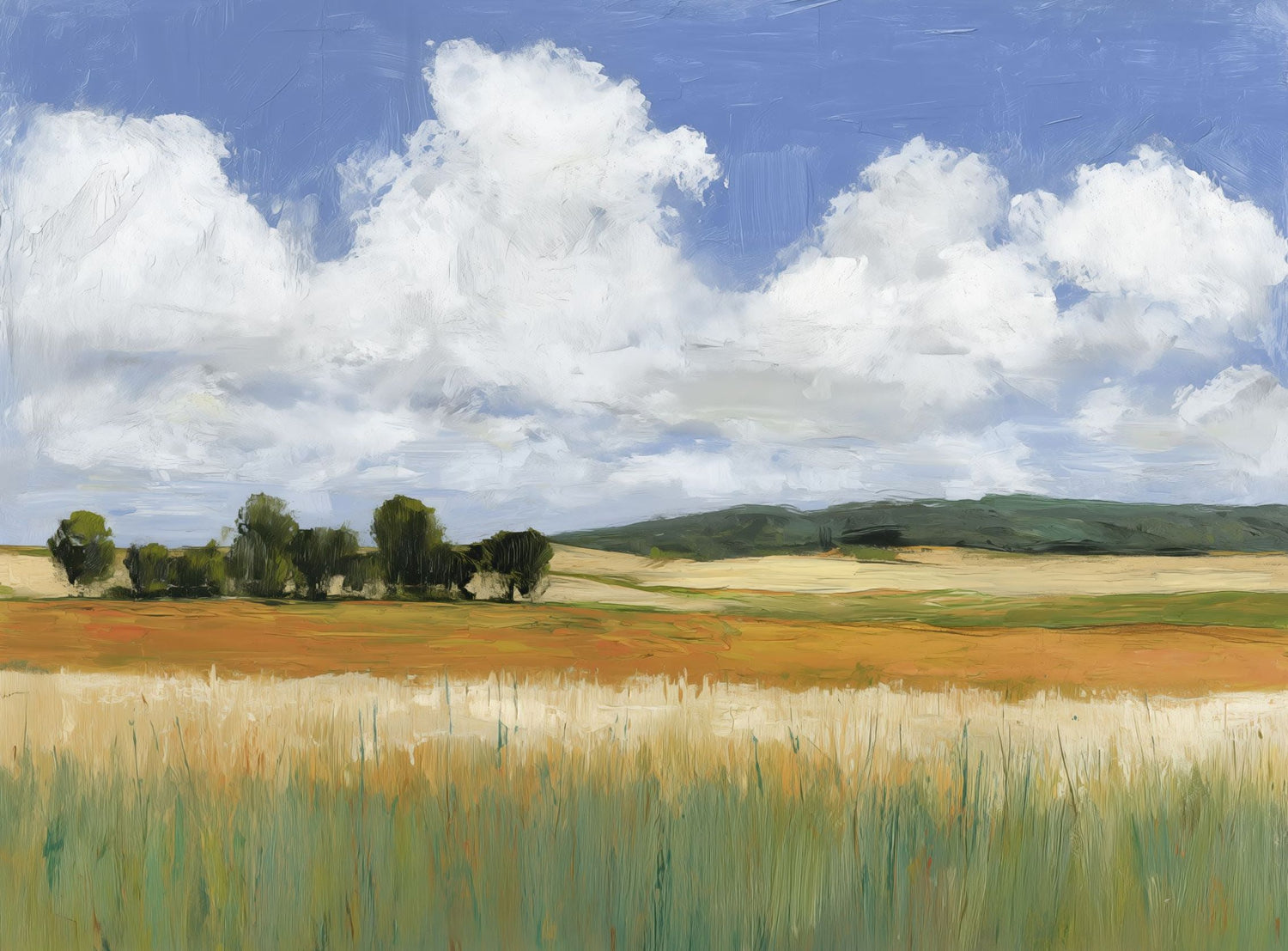 Meadow Under Clouds