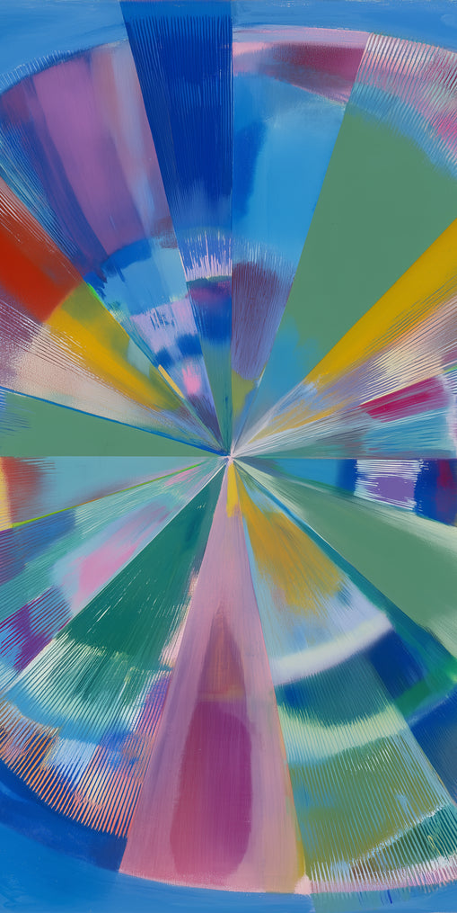 Scraped color at the center