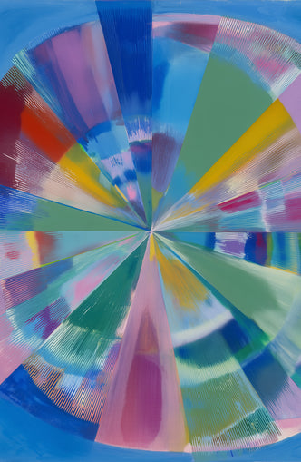 Scraped color at the center