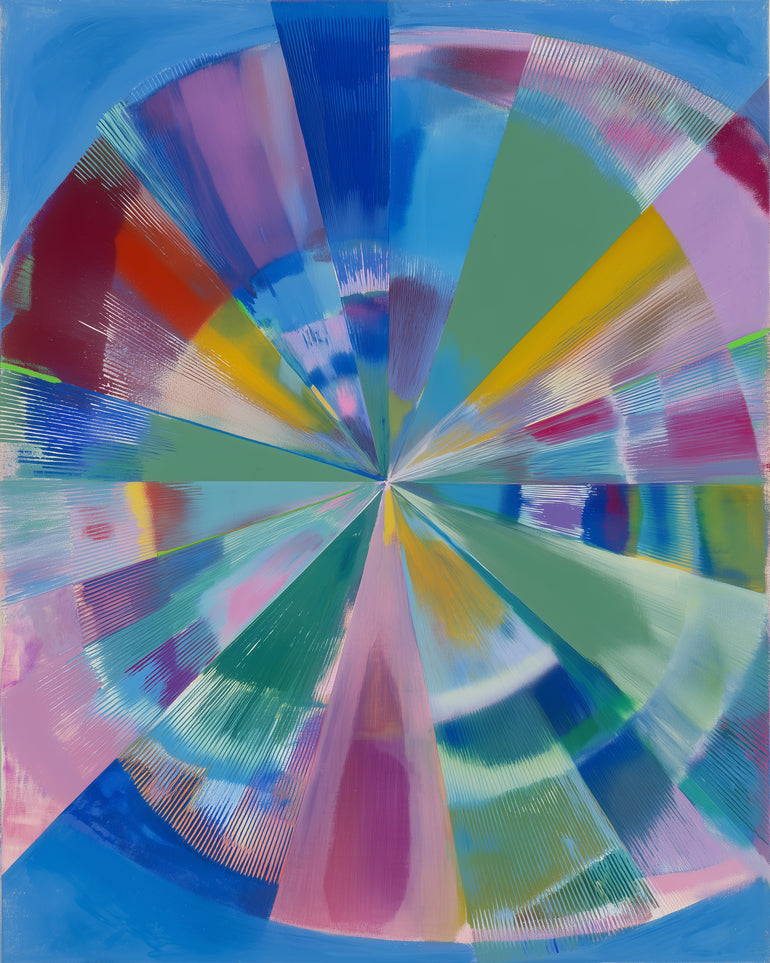 Scraped color at the center