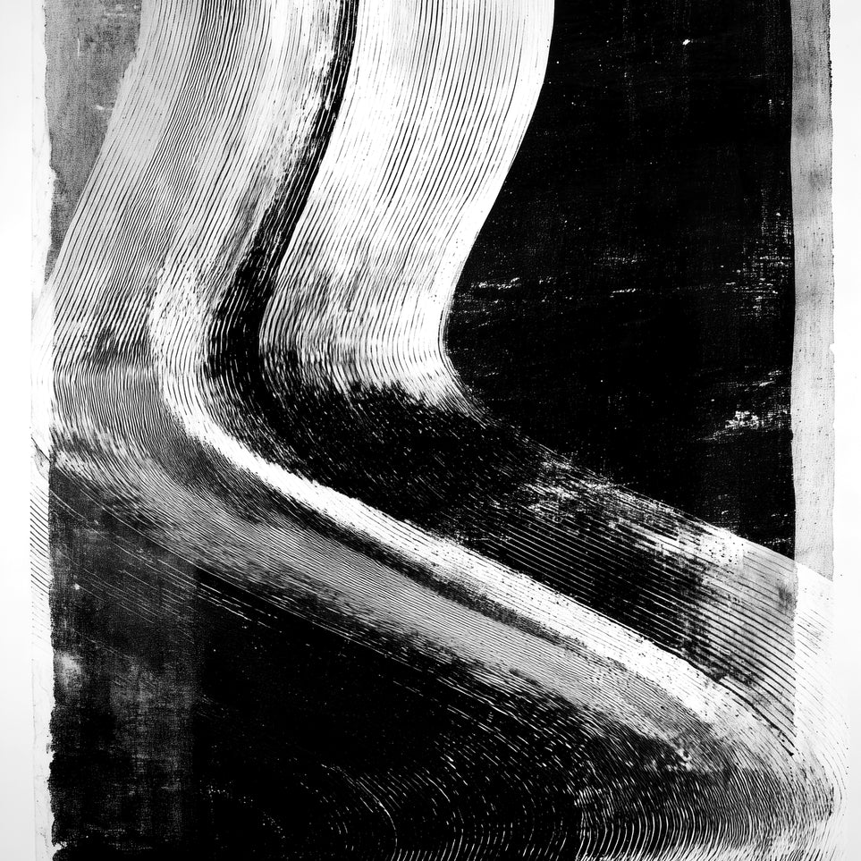 White sweep through black