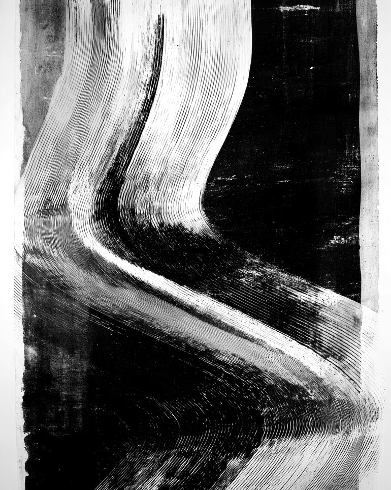 White sweep through black