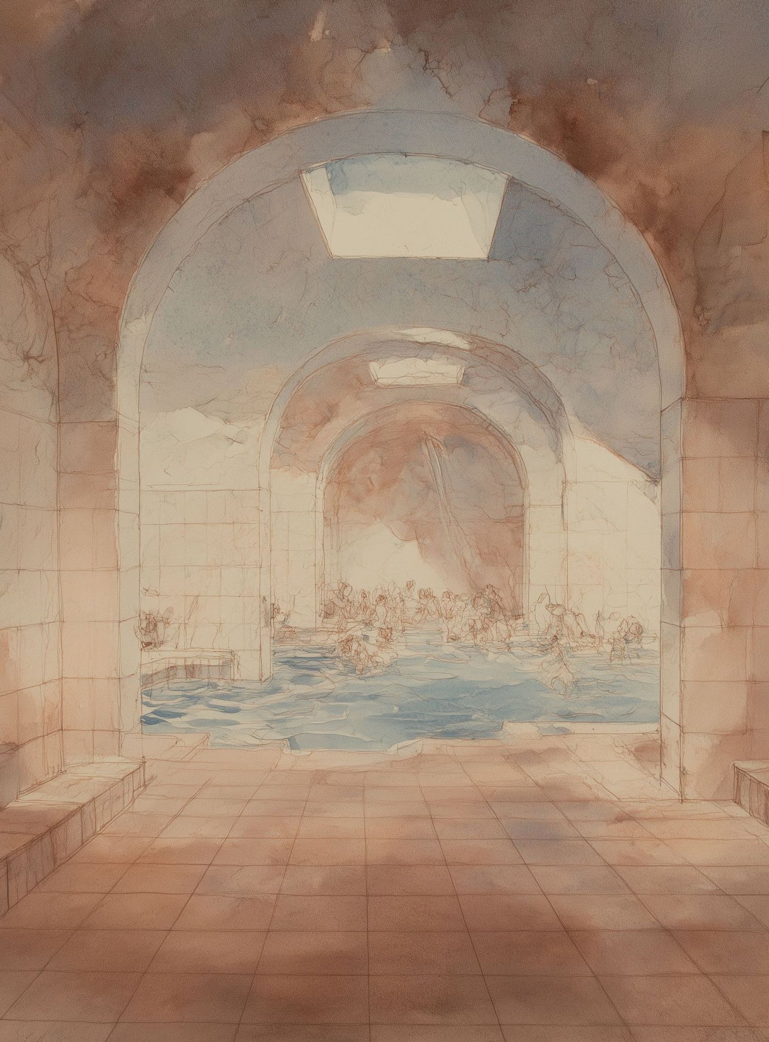 Steam under the arches