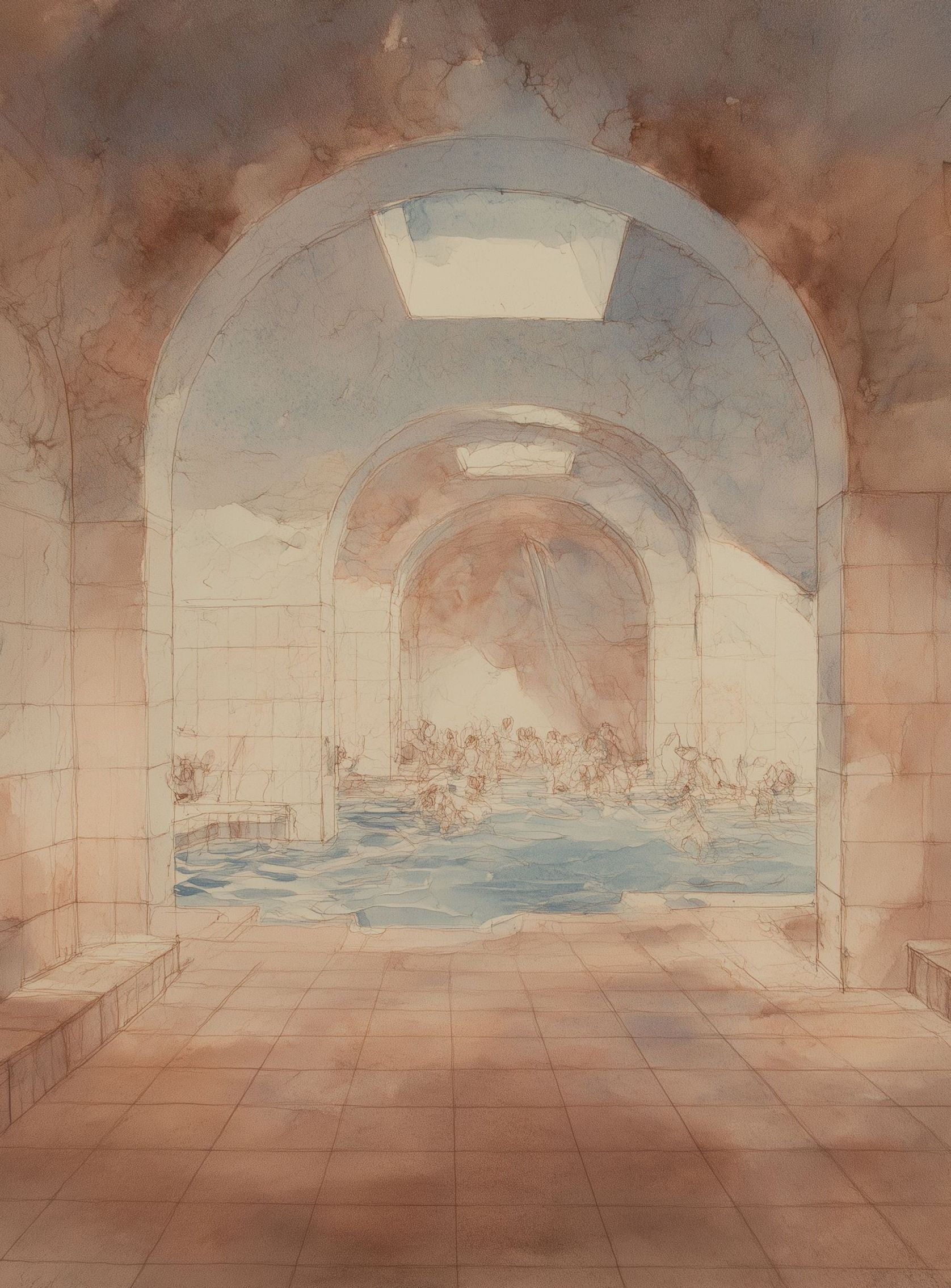 Steam under the arches