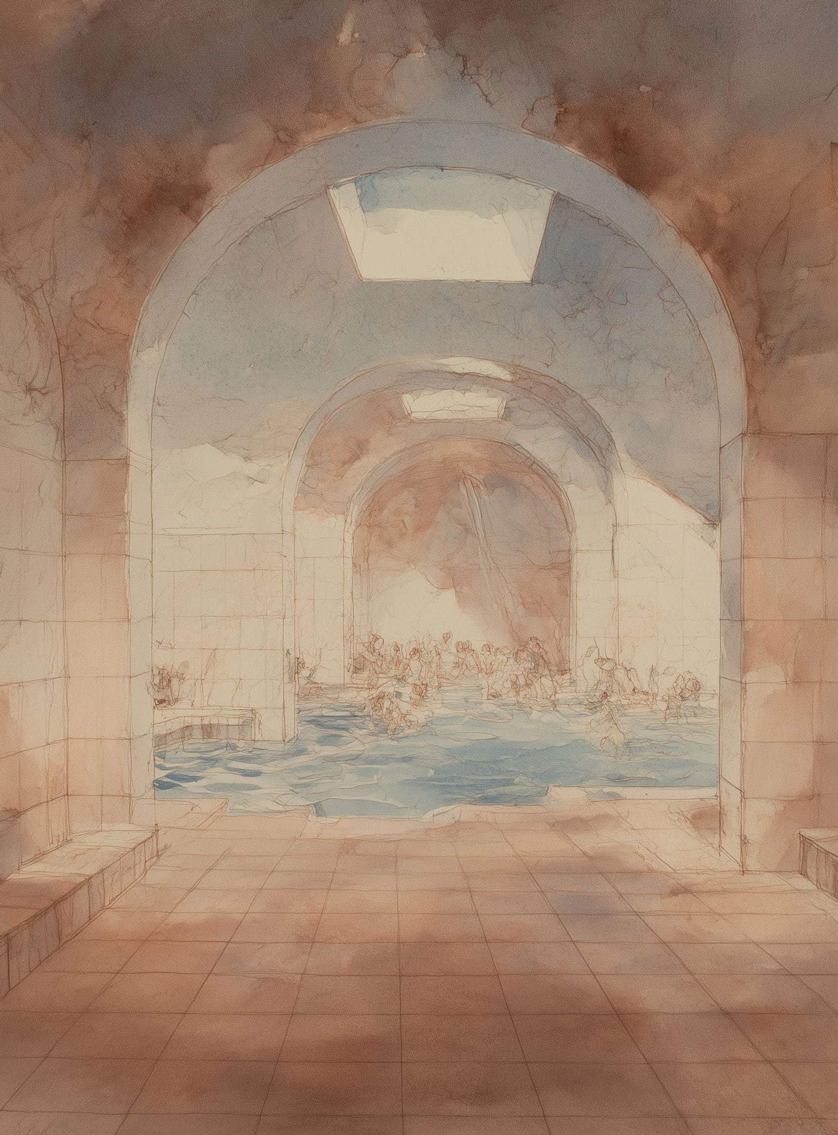 Steam under the arches
