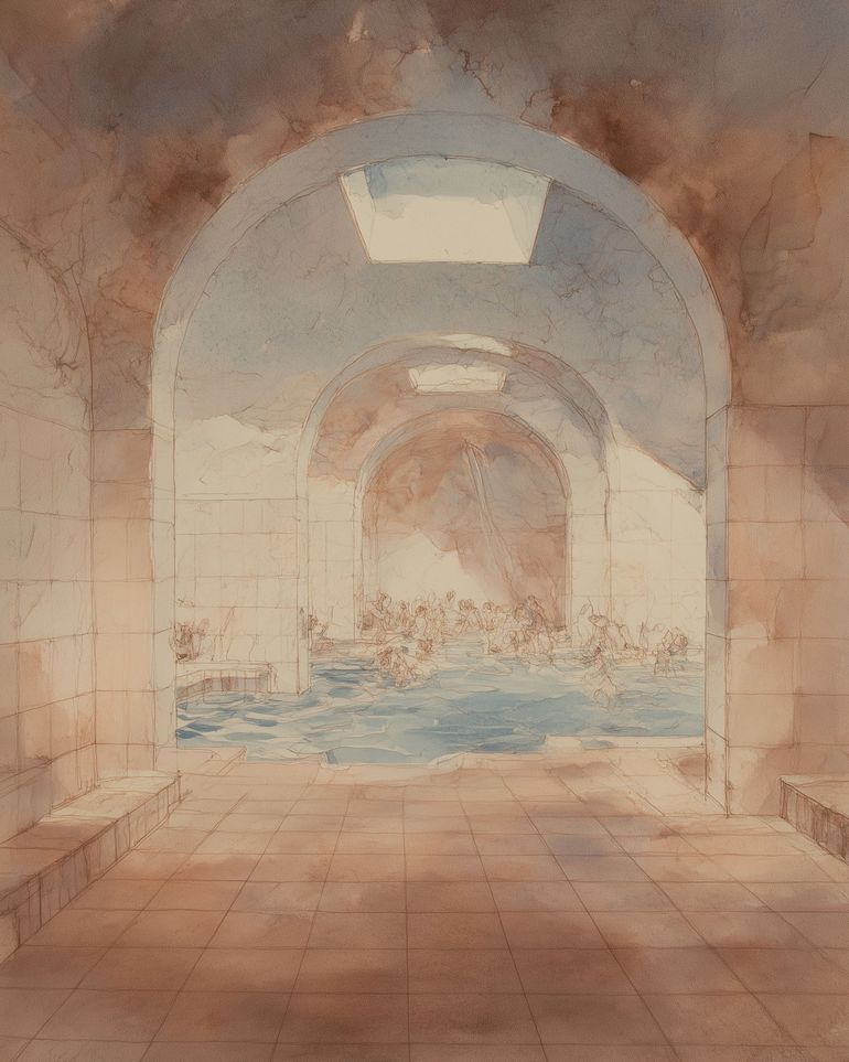 Steam under the arches