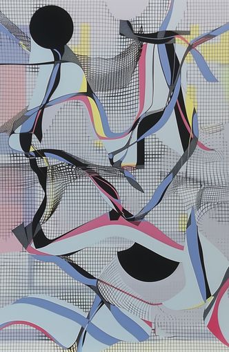 Ribbons snagged in the grid