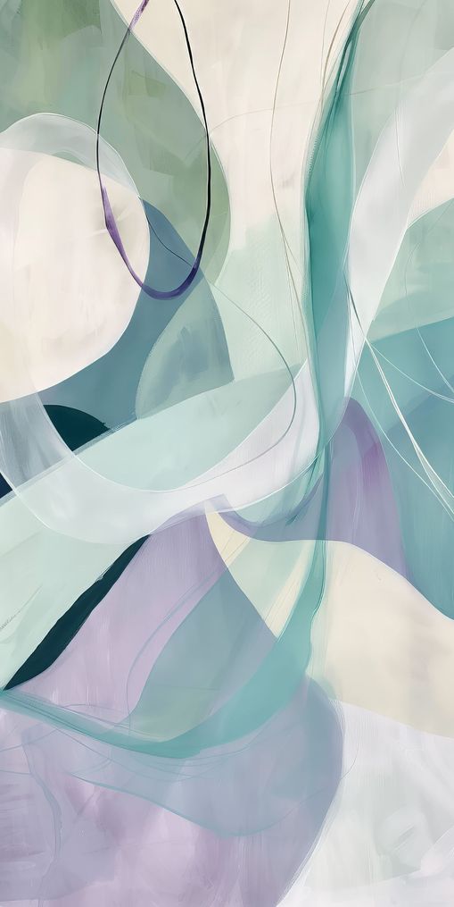 Teal and Lavender Arcs