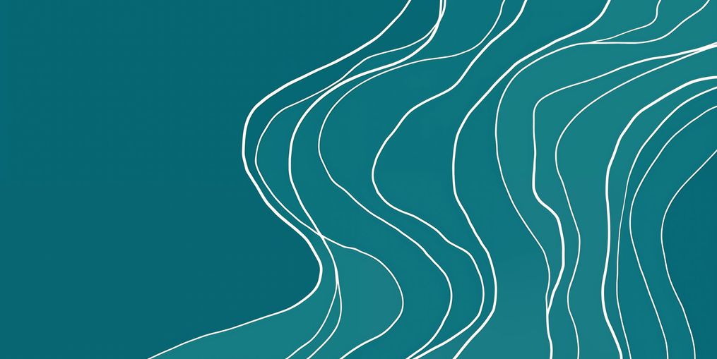 Ink Traced on Teal Surface