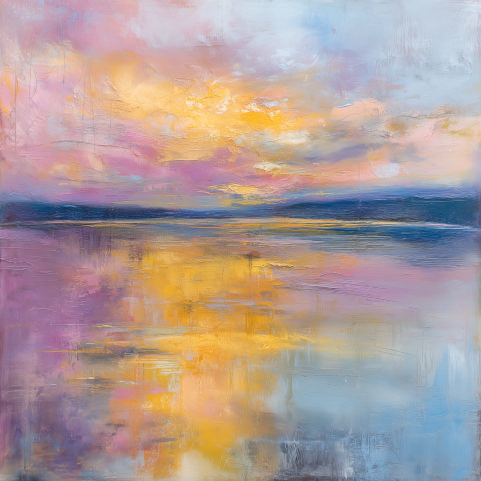Lavendar Lakescape