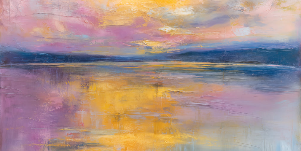 Lavendar Lakescape