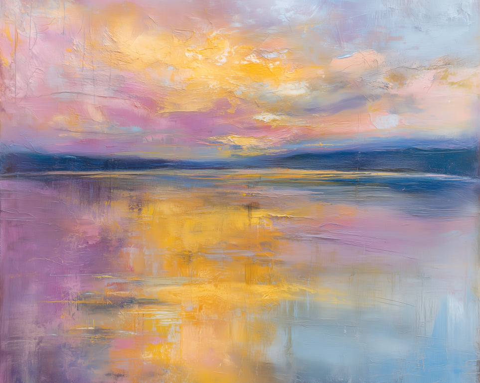 Lavendar Lakescape