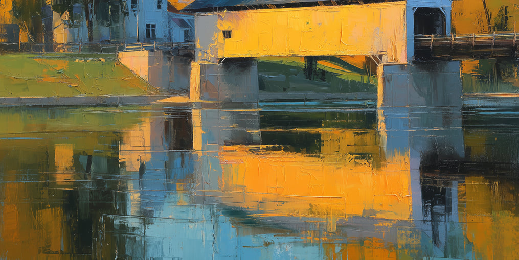 Golden Hour at the Covered Bridge