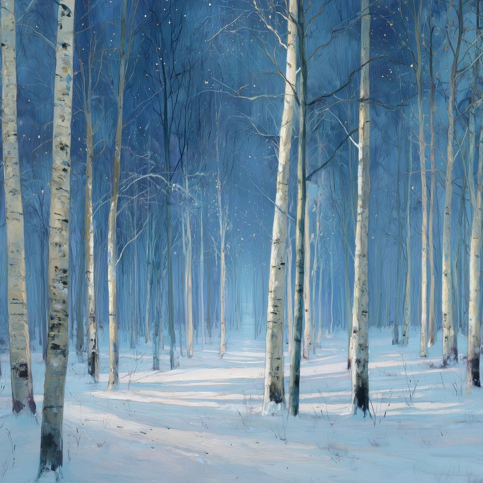 Stillness Between the Trees