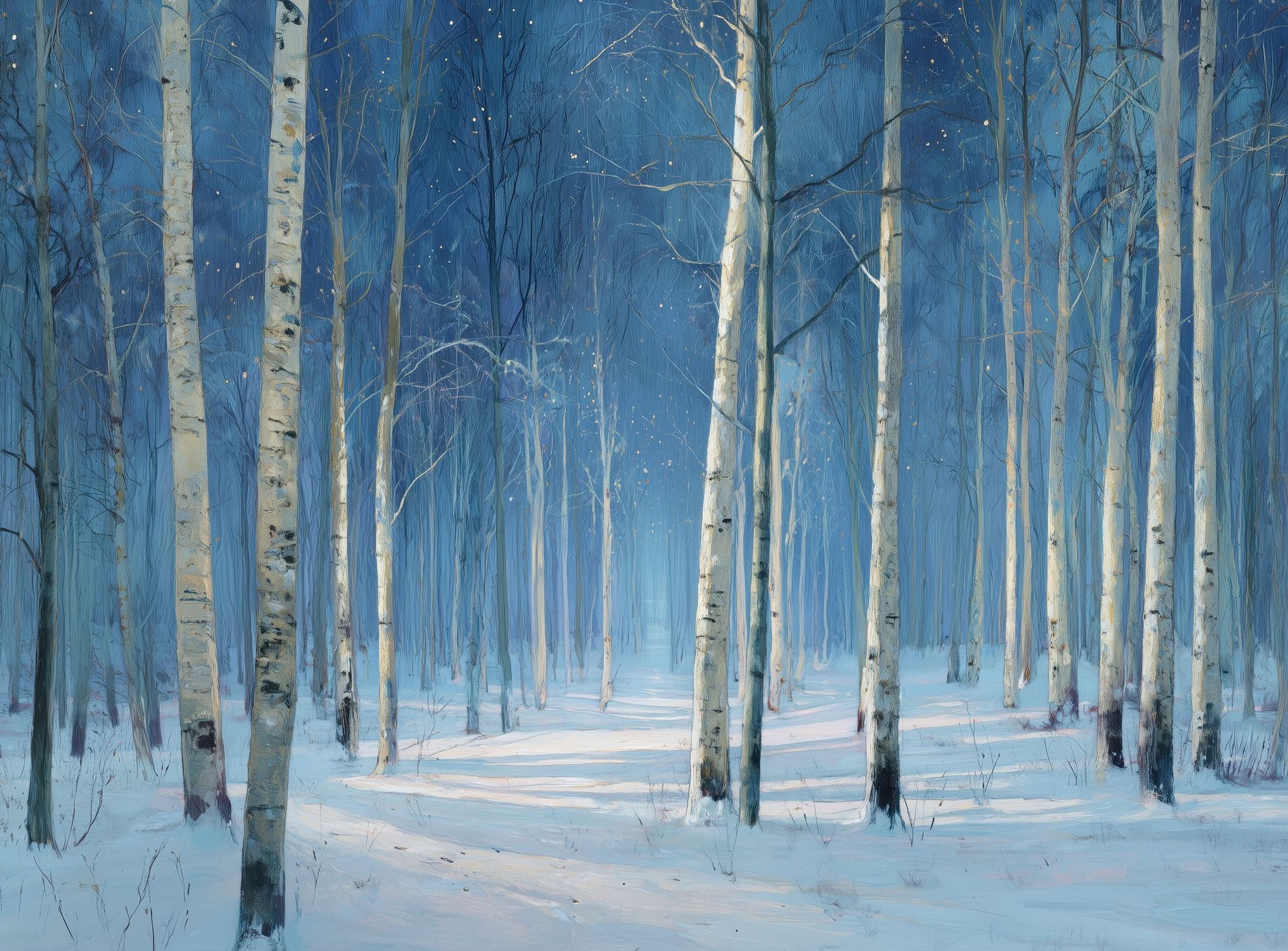Stillness Between the Trees