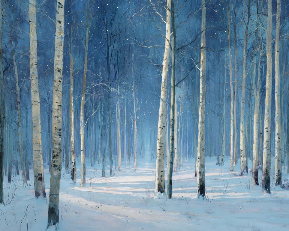 Stillness Between the Trees