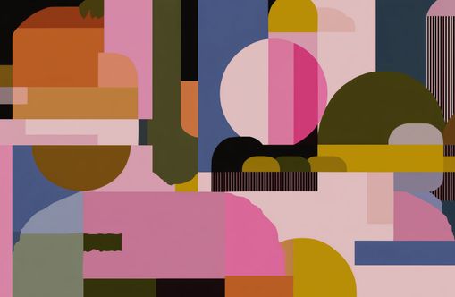 Shapes Jostling for Space 