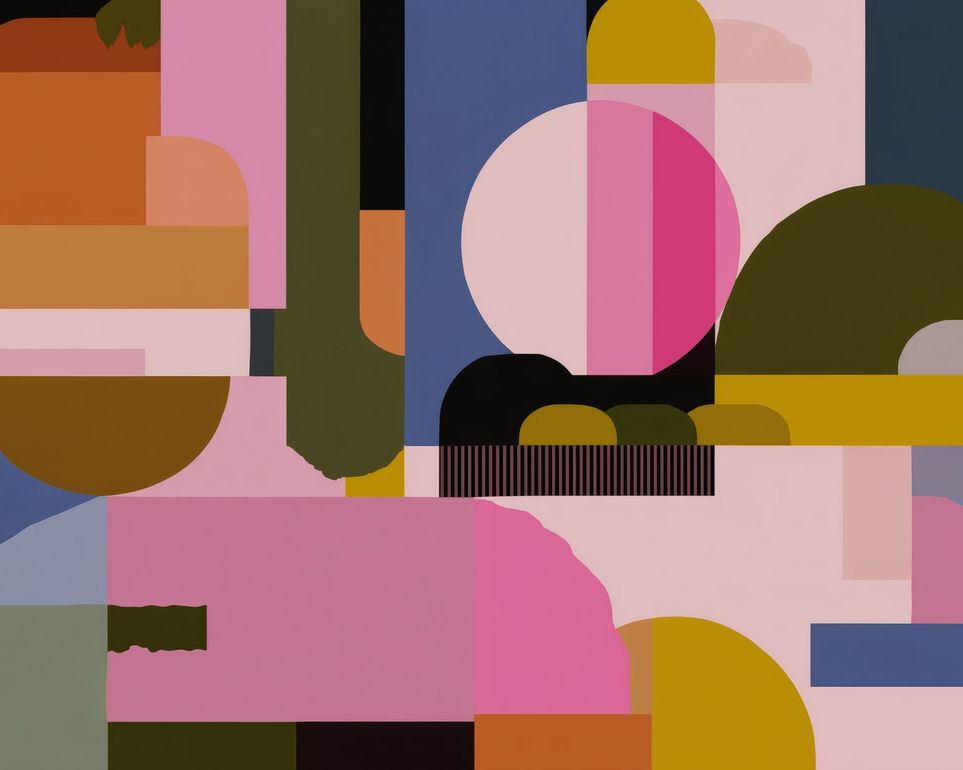 Shapes Jostling for Space 