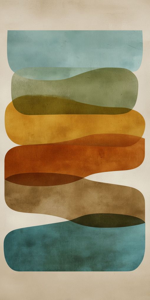 Ribbons of Muted Color