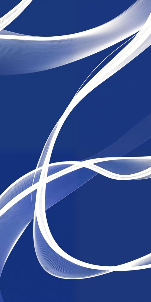 White Stroke on Blue 2